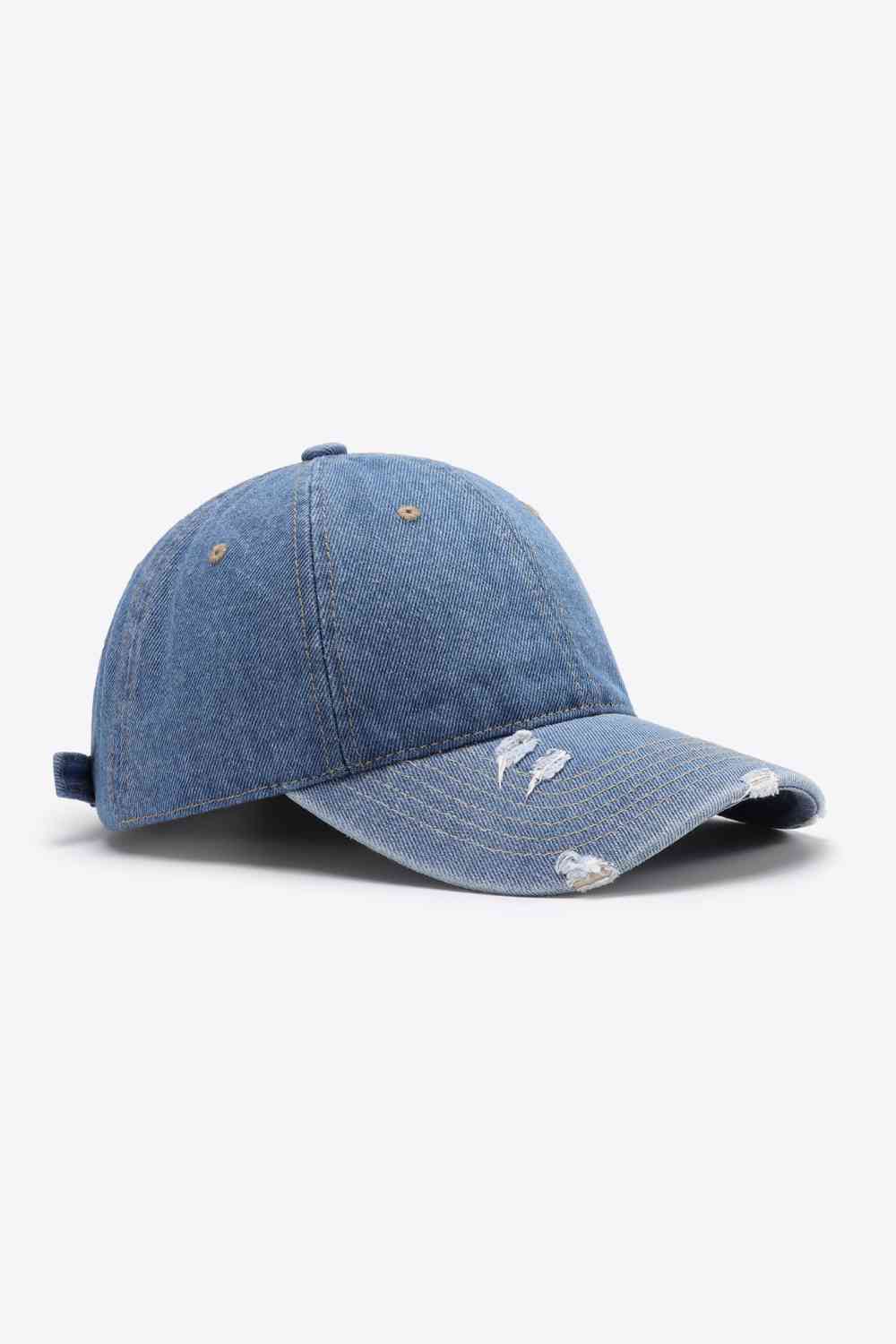 Gorra de béisbol ajustable desgastada