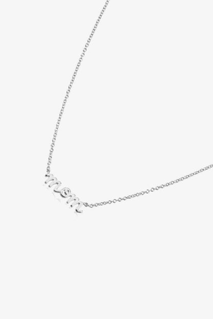 Collier en argent sterling 925 MAMAN