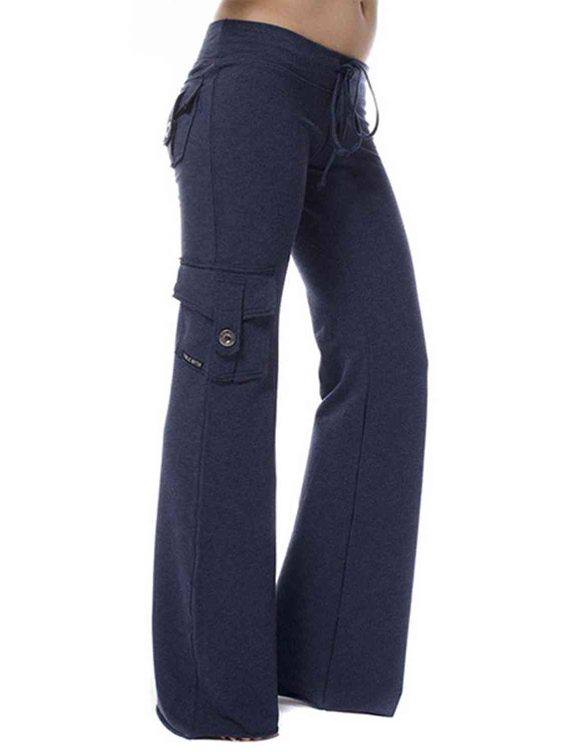 Pantalon taille moyenne avec poches