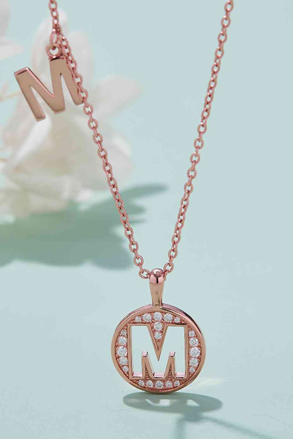 Collier pendentif Moissanite K à T adoré