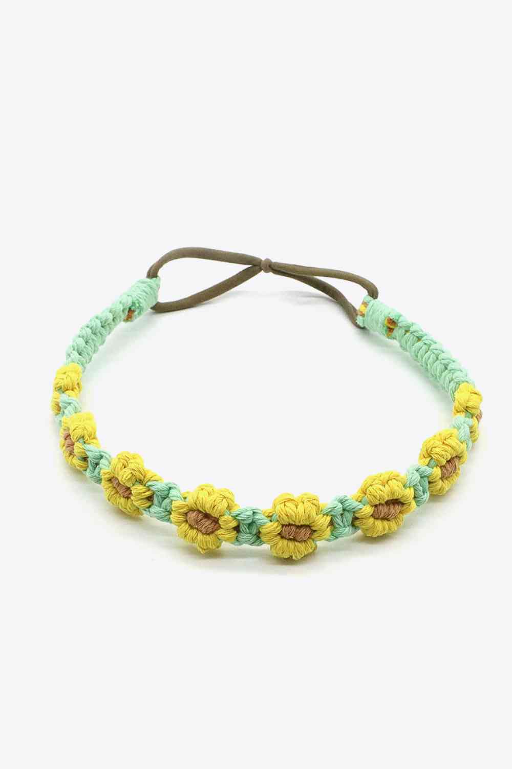 Paquete de 2 diademas de macramé con margaritas de In My Circle, surtido