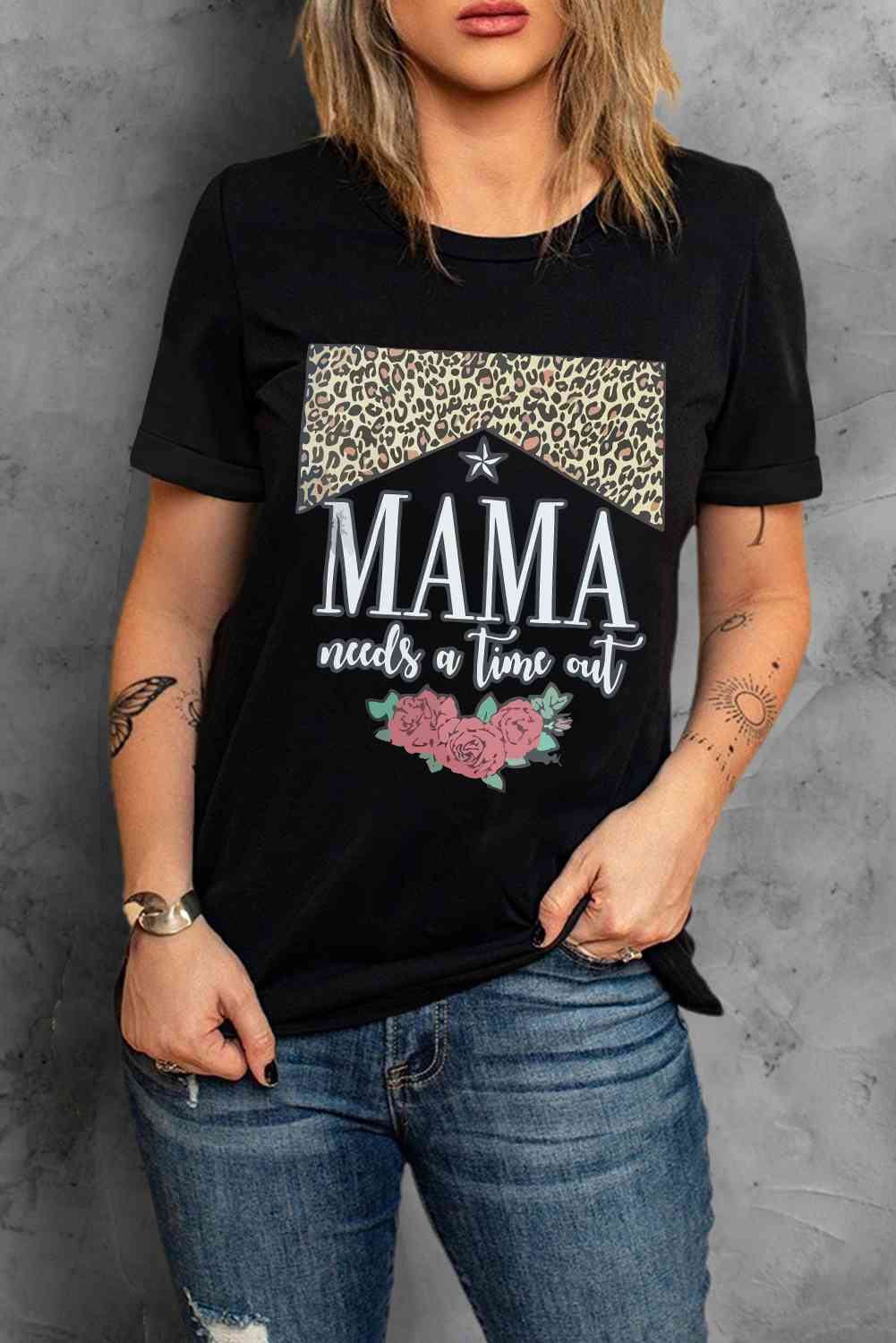 MAMA NECESITA UN TIEMPO FUERA Camiseta gráfica