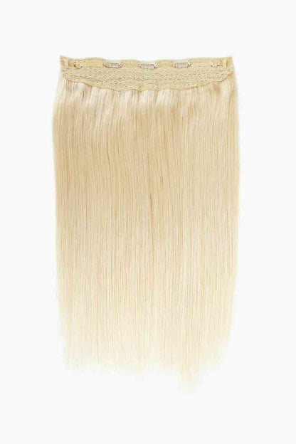 18" 80g de cheveux indiens longs et raides avec halo humain