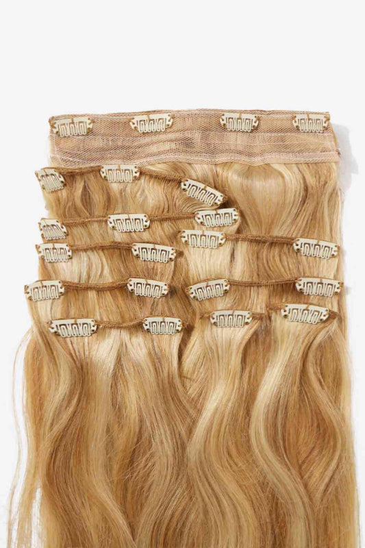 20" 200g #613 Extensiones de cabello con clip Cabello humano