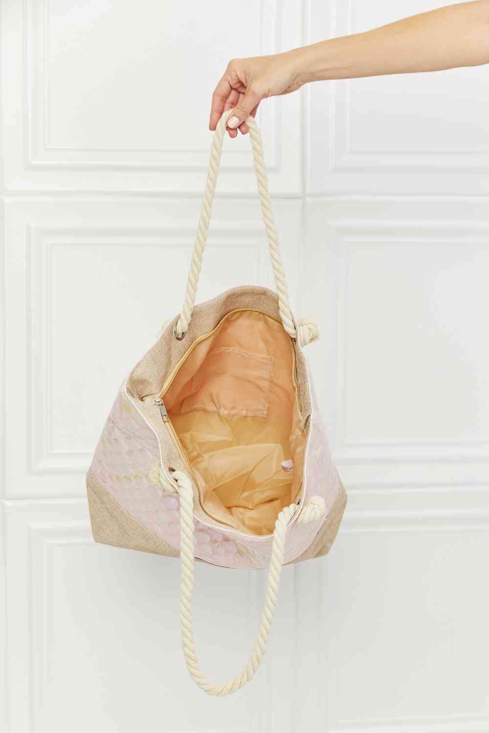 Justin Taylor - Sac fourre-tout festonné Mermaid Vibes