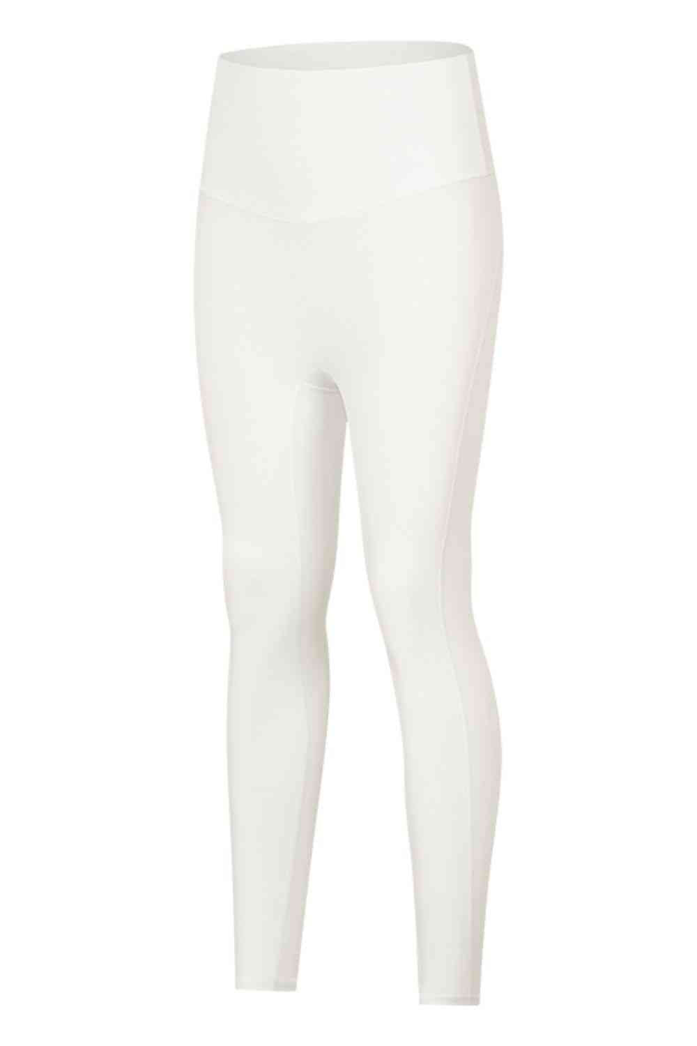 Leggings de yoga con cintura ancha y talle alto sin costuras