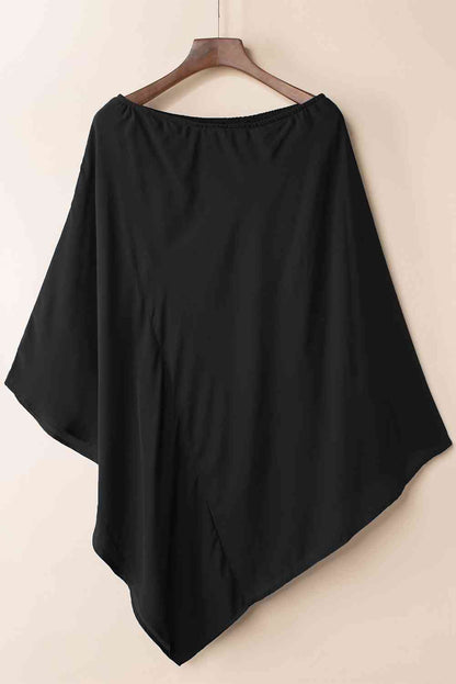 Mini-robe asymétrique à une épaule