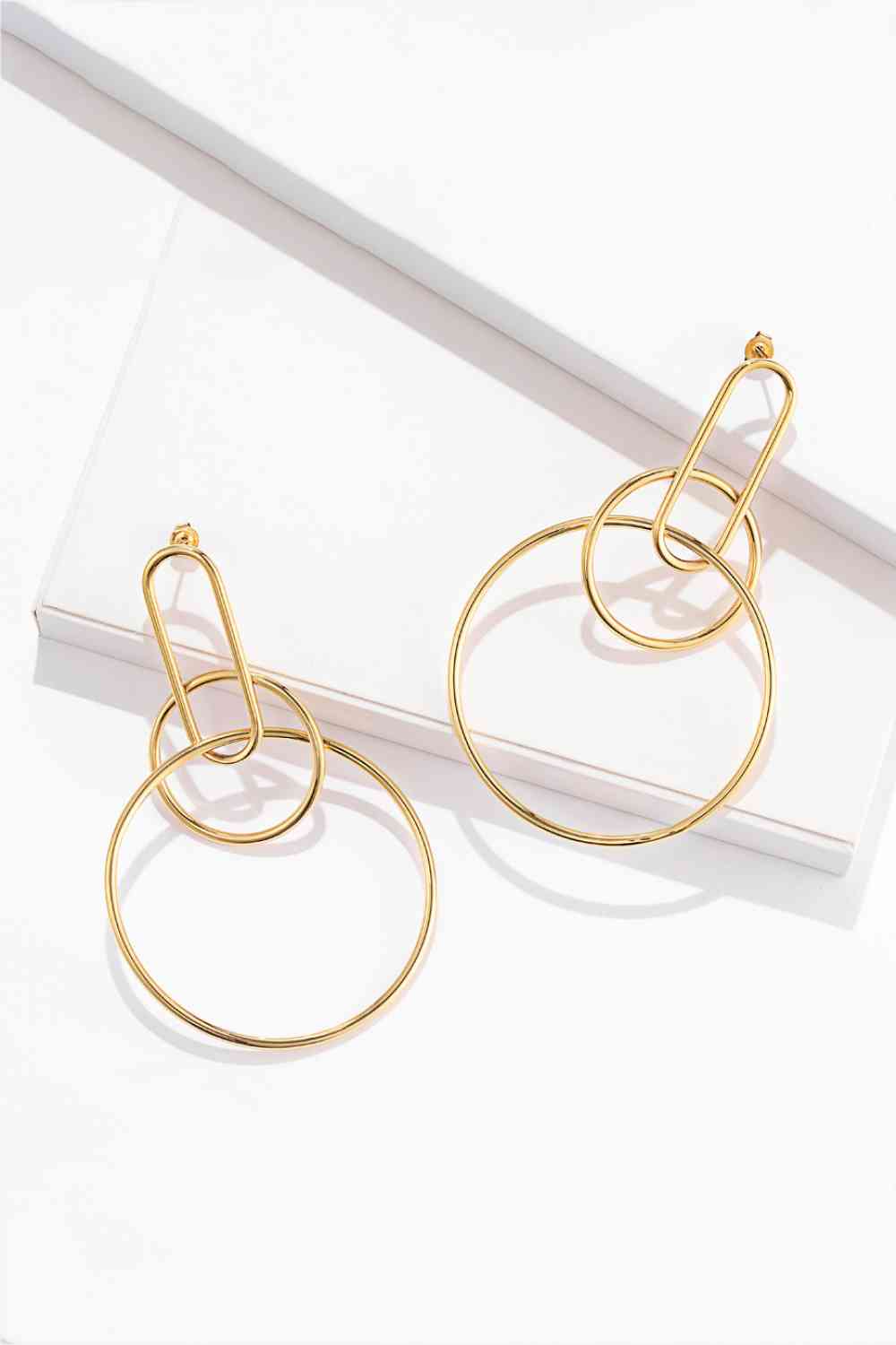 Speak For Yourself Link Hoop Earrings