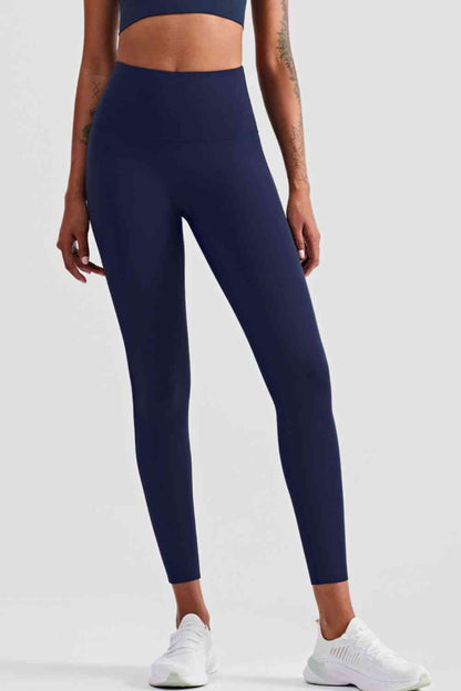 Leggings de yoga de cintura alta sin costuras hasta el tobillo