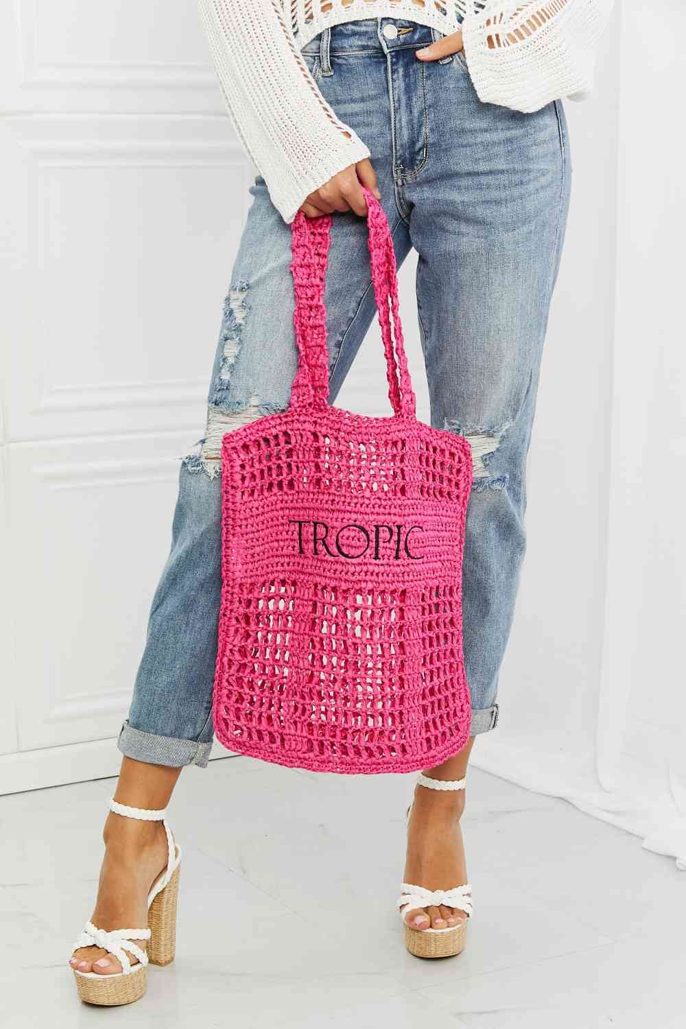 Fame Tropic Babe Staw Sac fourre-tout