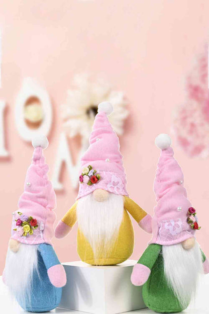 Paquete aleatorio de 3 gnomos sin rostro para el día de la madre