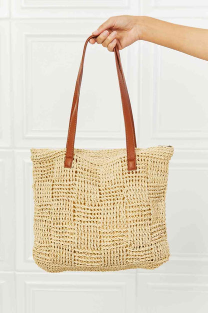 Sac fourre-tout en paille Fame Picnic Date