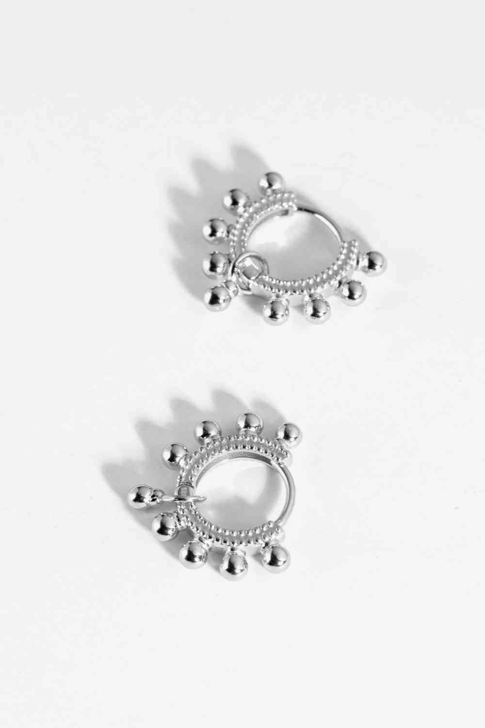 Boucles d'oreilles Huggie en argent sterling 925