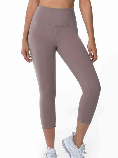 Leggings activos con cintura ancha