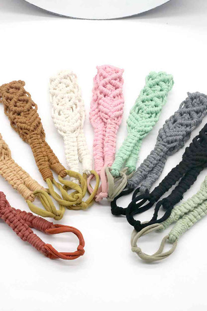 Assortiment de 2 bandeaux flexibles en macramé