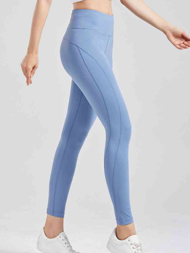 Leggings activos con cintura ancha