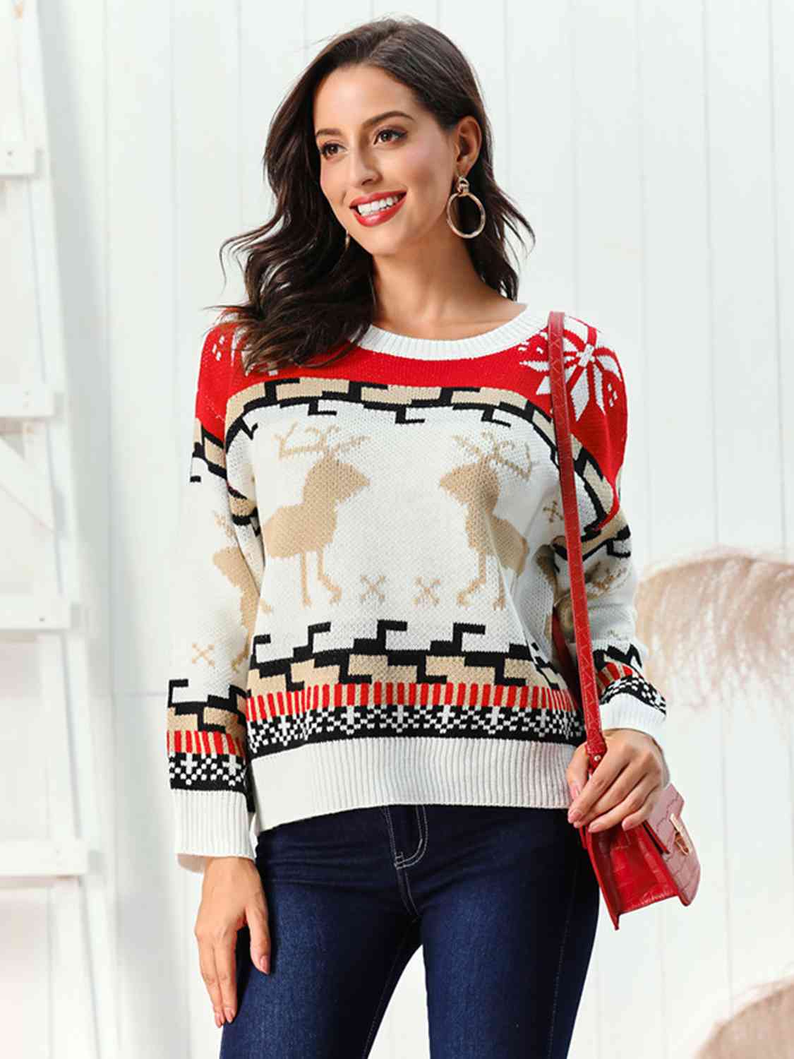 Pull Col Rond Renne