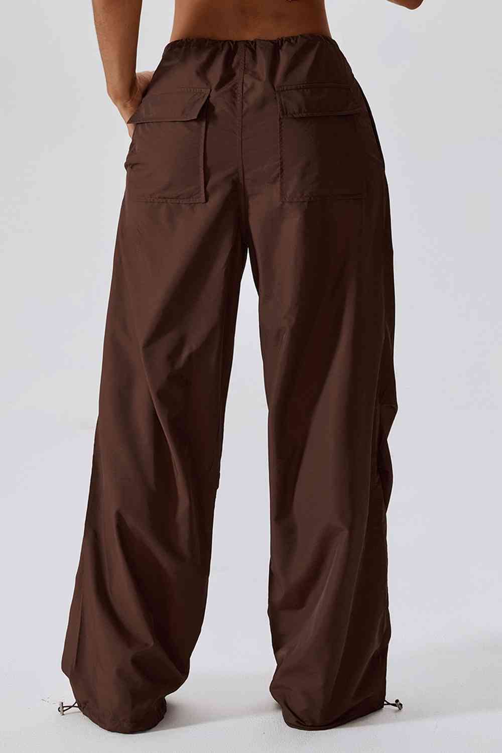 Pantalon de sport long avec poches, coupe ample