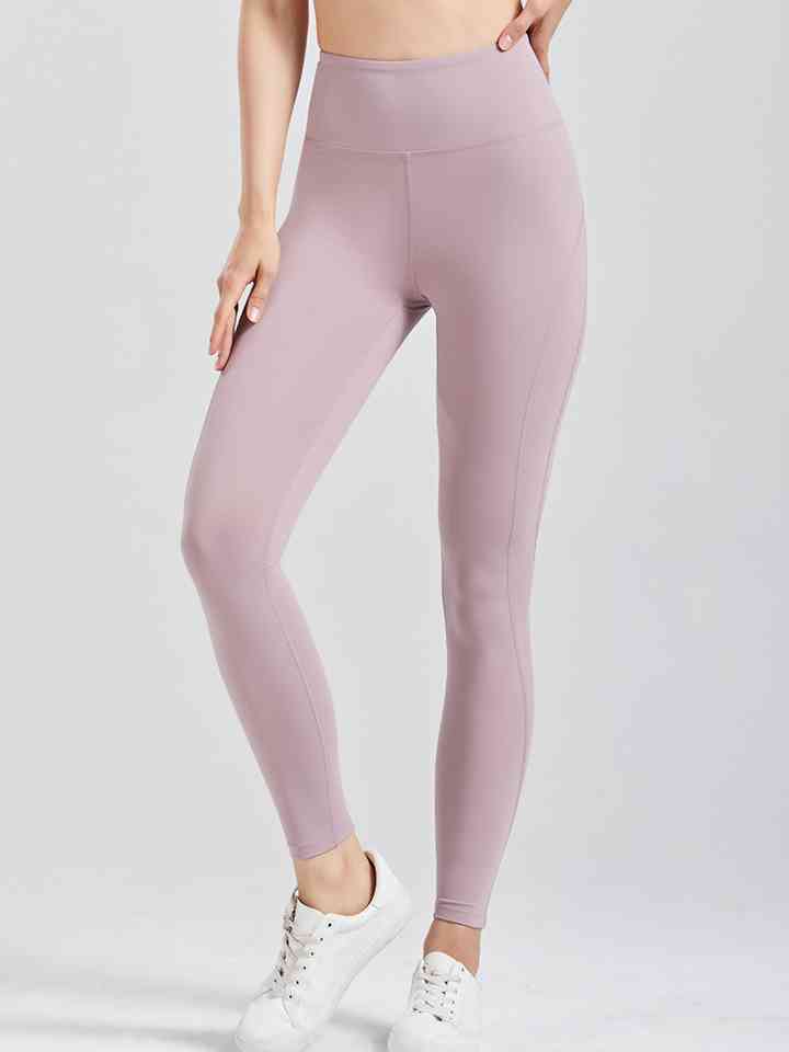 Leggings activos con cintura ancha