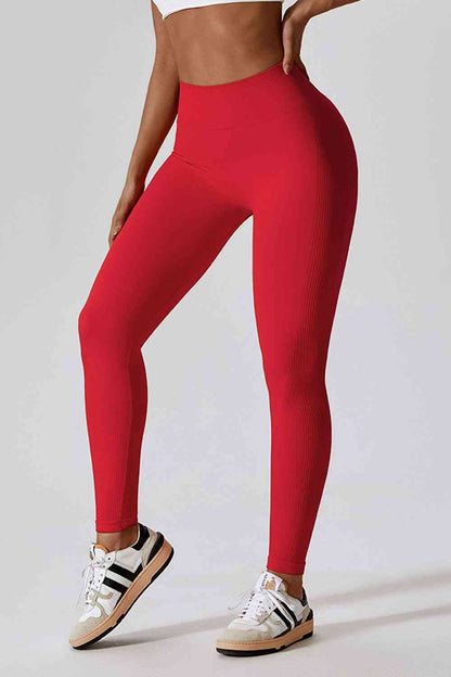 Leggings de sport longs et ajustés à taille large