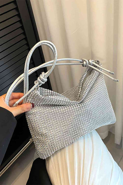 Sac à bandoulière en PVC pailleté