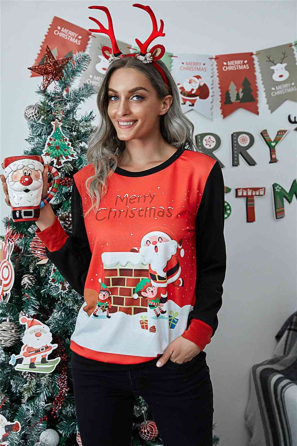 FELIZ NAVIDAD Sudadera Manga Larga