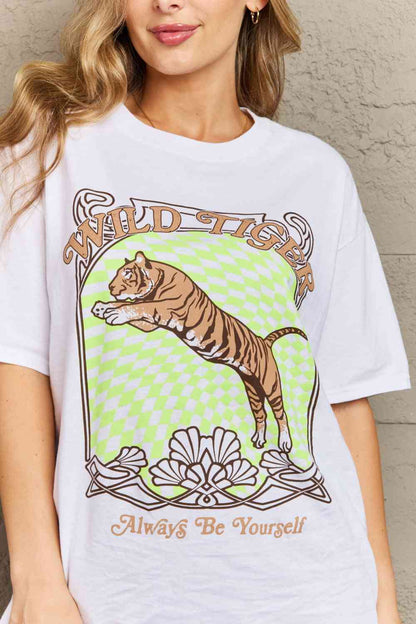 Sweet Claire "Tigre sauvage" T-shirt graphique