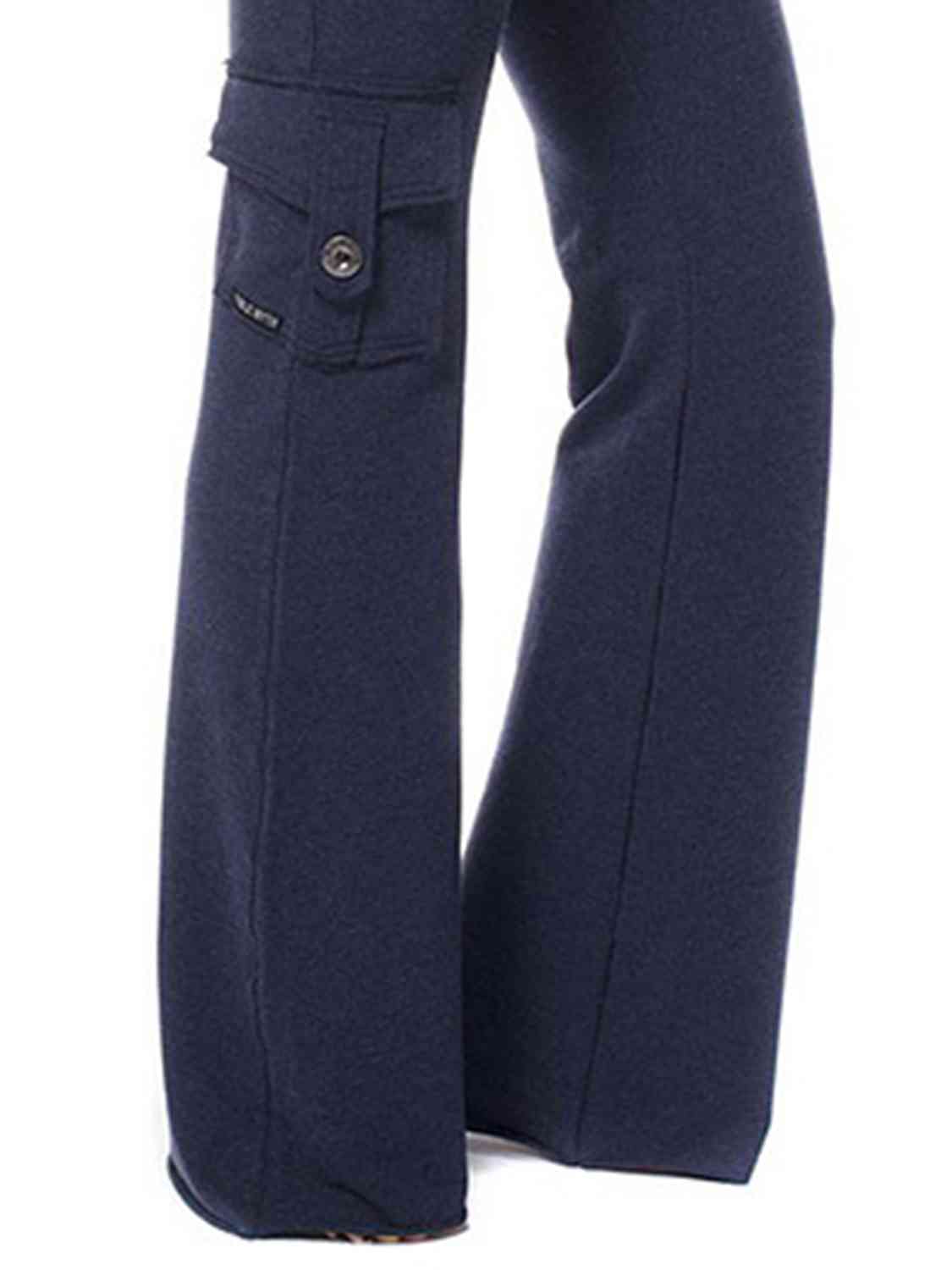 Pantalon taille moyenne avec poches