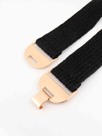 Ceinture élastique à boucle en alliage