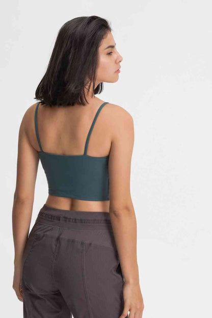 Feel Like Skin - Camisole de sport à encolure dégagée