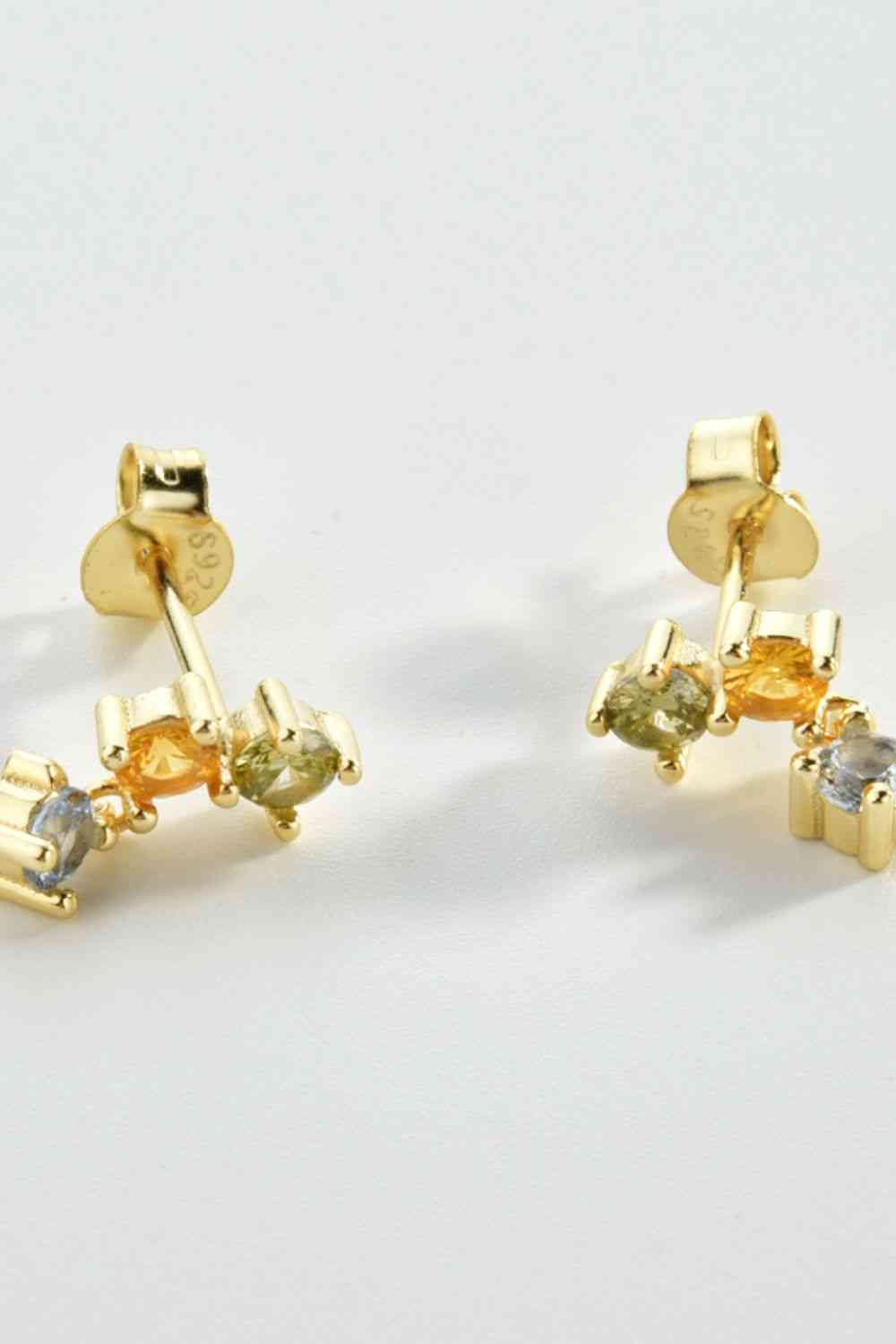 Zircon 925 Sterling Silver Earrings