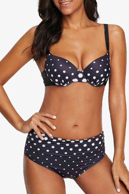 Ensemble bikini à pois