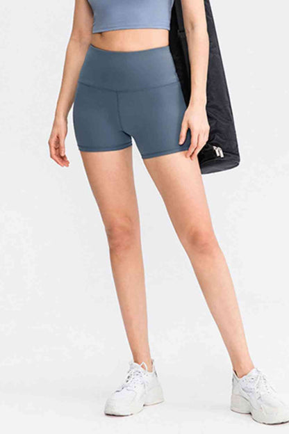 Shorts deportivos con cintura ancha