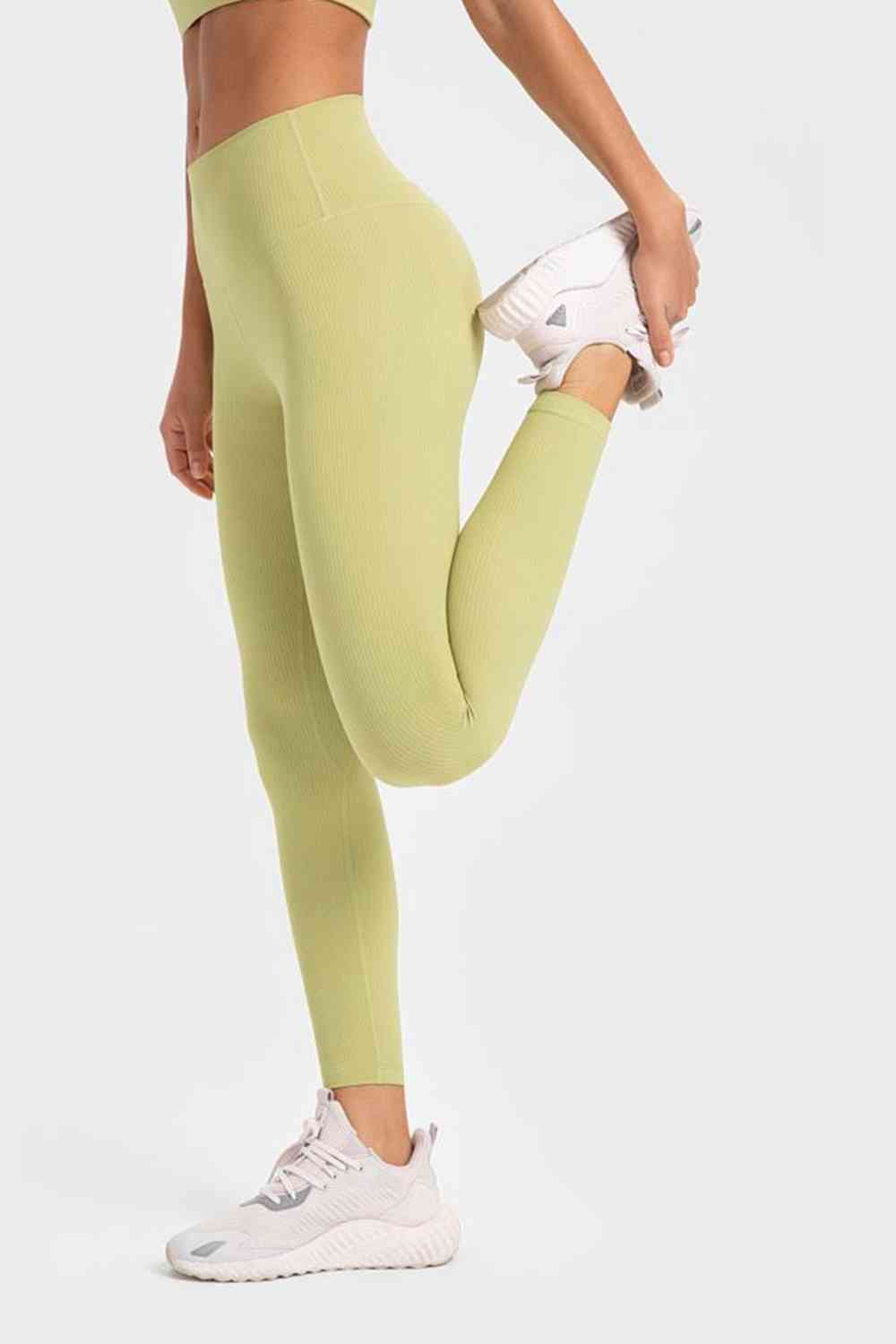 Legging de yoga à large ceinture très extensible