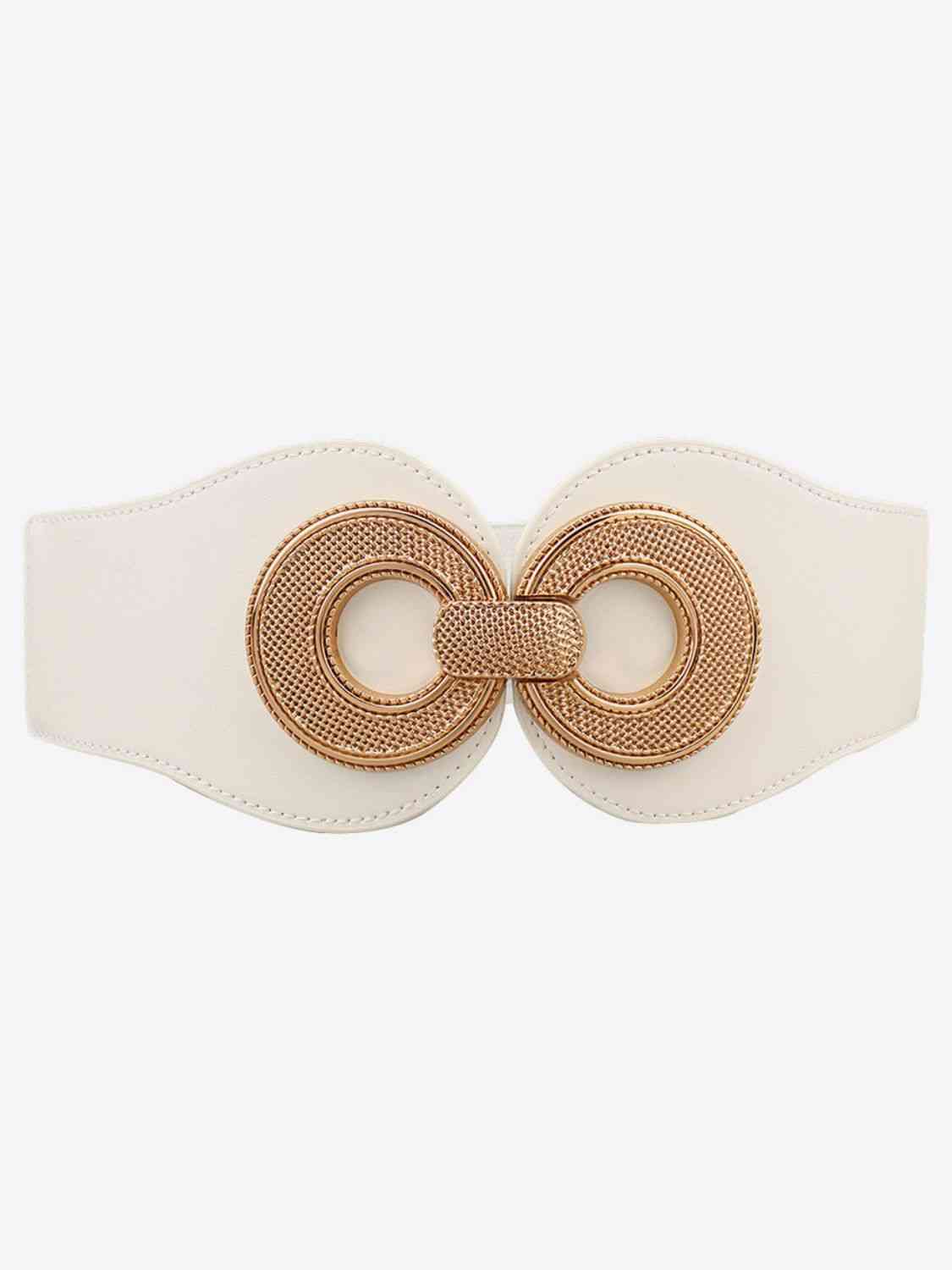 Cinturón elástico de PU con hebilla de aleación