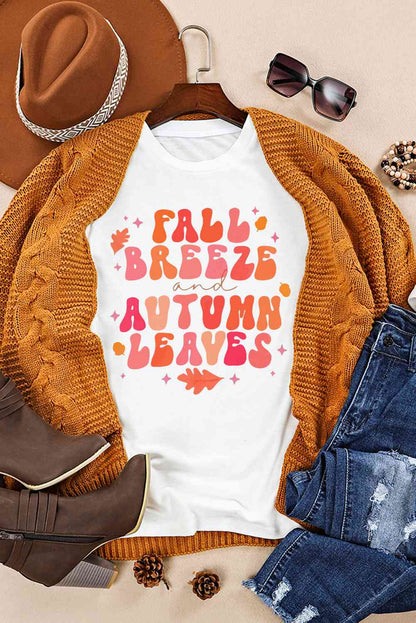 BRISA DE OTOÑO HOJAS DE OTOÑO Camiseta gráfica