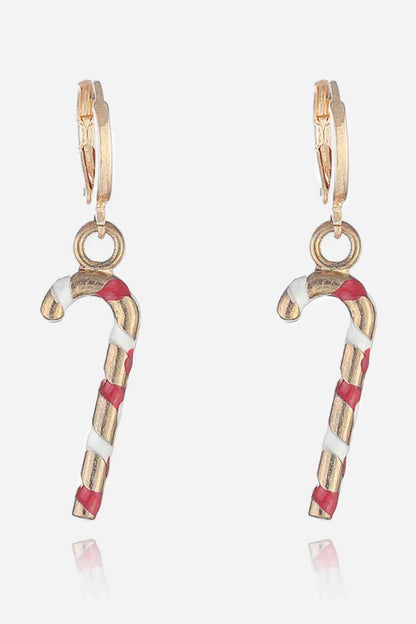 Boucles d'oreilles en alliage sur le thème de Noël