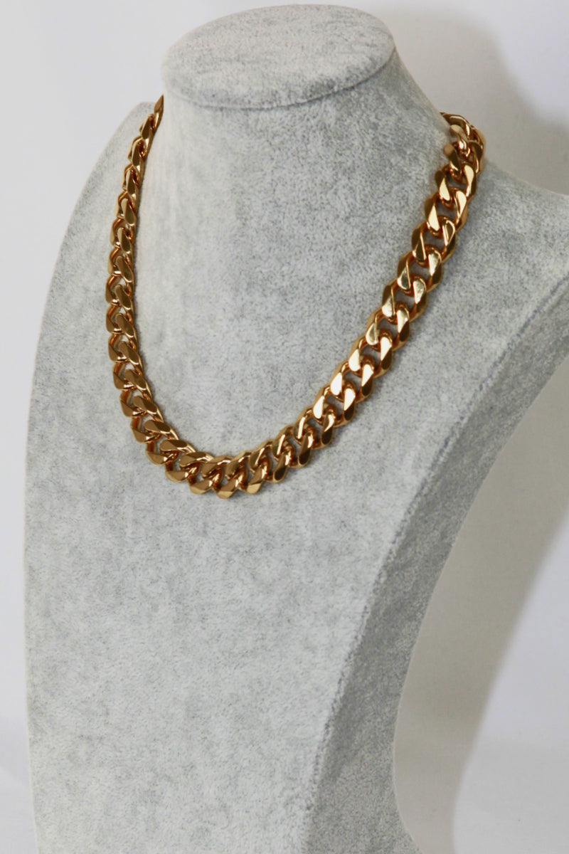 Thick Curb Chain Stainless Steel Necklace