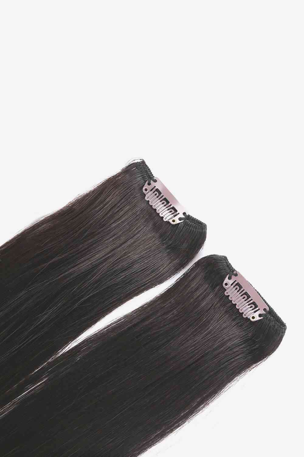 Extensiones de cabello con clip de 20 "y 120 g Cabello humano indio