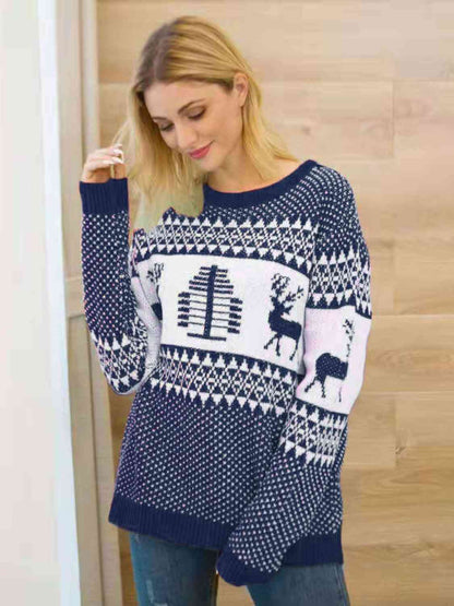 Pull Col Rond Renne