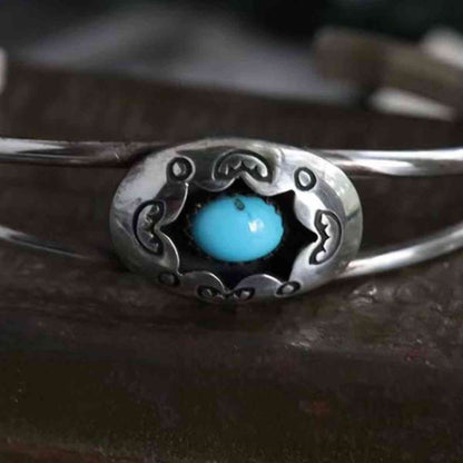 Bracelet Ouvert Turquoise