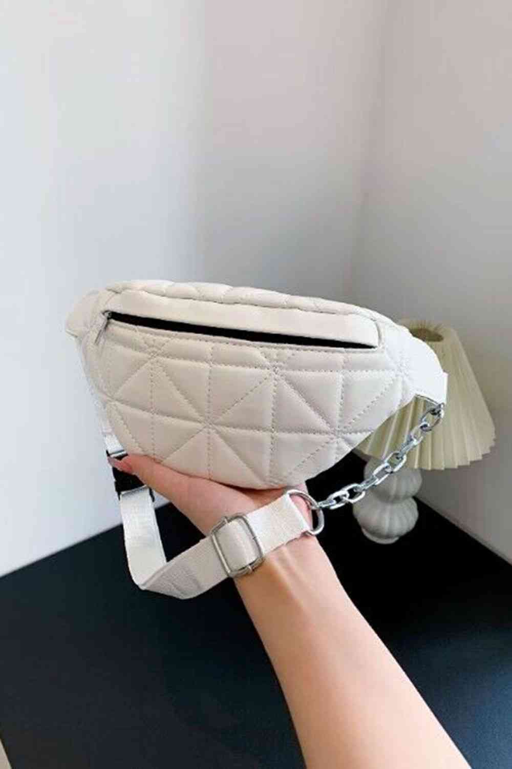 Bolso bandolera de cuero PU