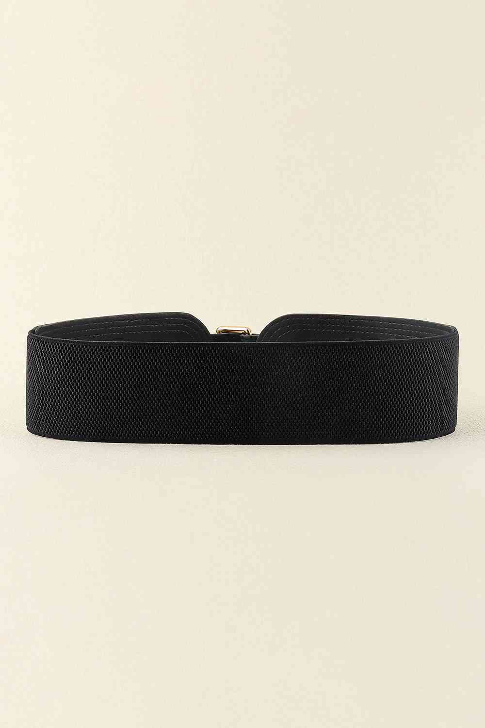 Ceinture large élastique en PU