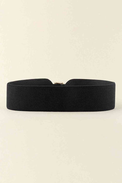 Ceinture large élastique en PU