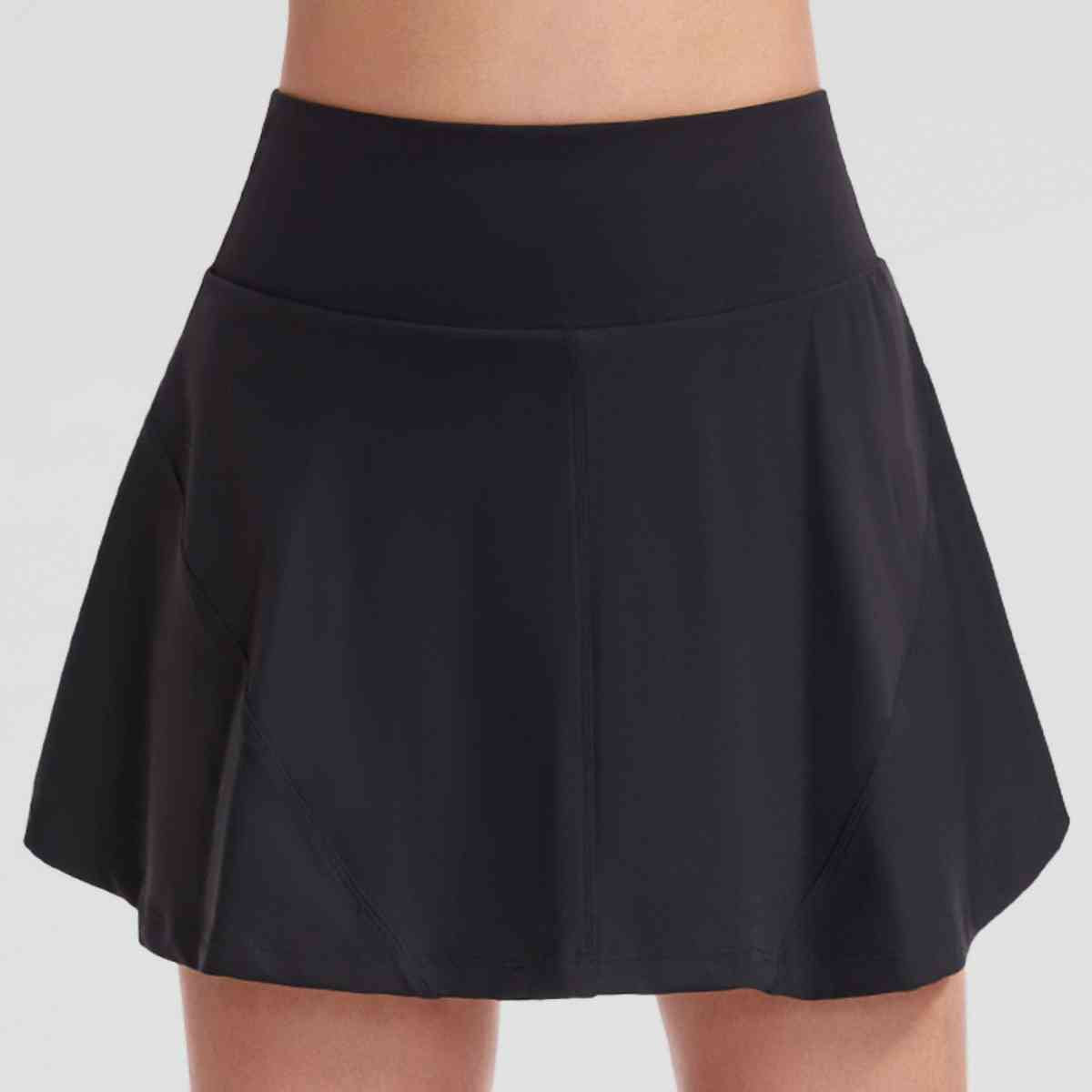 Jupe-short de sport à large ceinture