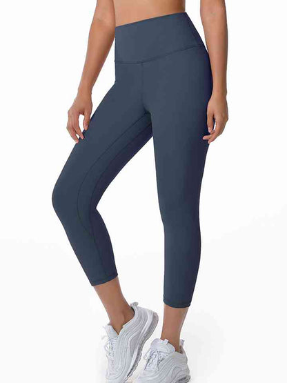 Leggings activos con cintura ancha