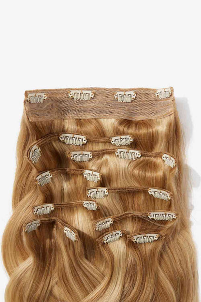 20" 200g #10 Extensiones de cabello con clip Cabello virgen humano