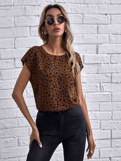 Twisted Open Back Blouse