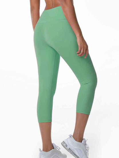 Leggings activos con cintura ancha