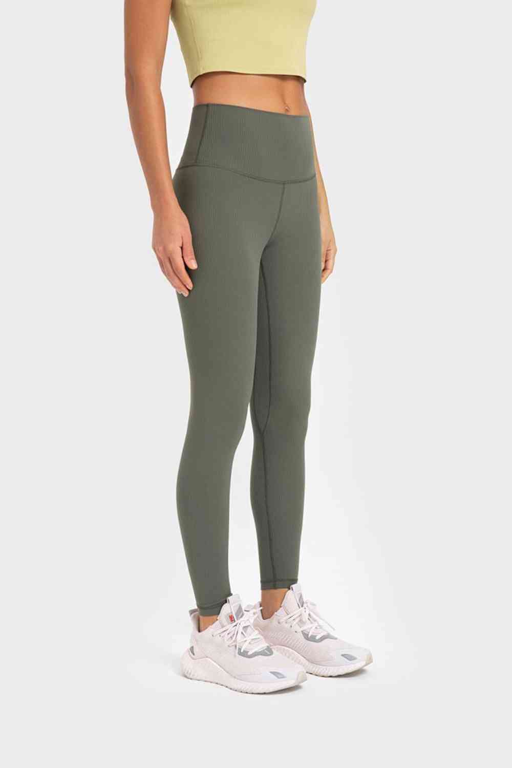 Legging de yoga à large ceinture très extensible